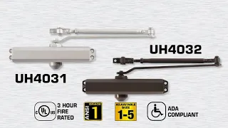 Universal Hardware UH4033 Heavy Duty Door Closer Standard Mount Install Instructions