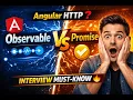 Observable vs Promise in Hindi Real Reason Angular HTTP Uses Observable Angular Interview Must-Know