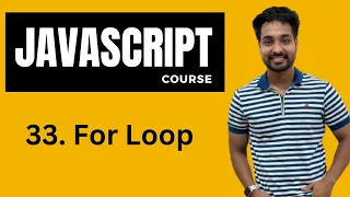 For Loop in Javascript Javascript Tutorial In Hindi