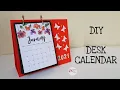 DIY Desk Calendar How to make Desk Calendar DIY Calendar Handmade Calendar Cute Calendar
