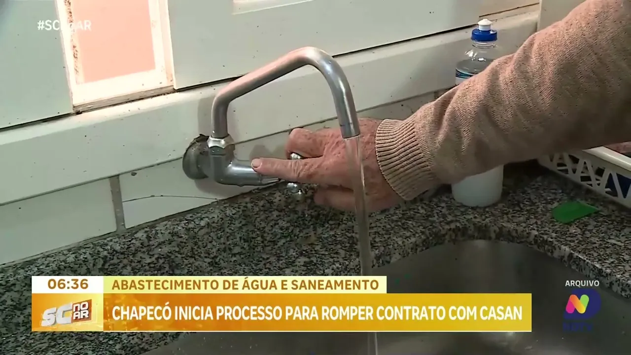 Abastecimento de água e saneamento: Chapecó inicia processo para romper contrato com a CASAN