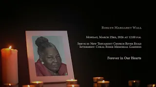 In Loving Memory of Roslyn Margaret Wall - Obituary
