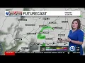 FORECAST A showery humid start to the new week