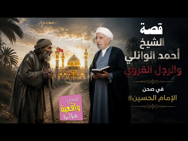 ⁣قصة الشيخ احمد الوائلي والرجل القروي في صحن الامام الحسين