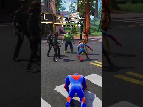 We got Spider-Man Brand New Day in Fortnite 😭🙏