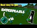 Minecraft Tutorial BEST Ways To Get Enderpearls BEFORE Entering The End