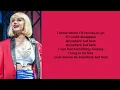Anywhere But Here - Samantha Barks (lyrics)