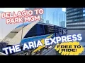 Aria Express Tram Ride Information