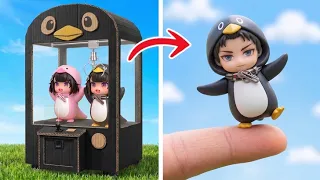Miniature Crafts For Gugu Gaga Penguin! Genius Cardboard DIY Anyone Can Do
