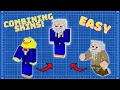 How to combine two Minecraft skins into one
