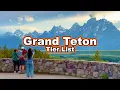 Grand Teton Without Hiking Ranking the Best Roadside Views Ultimate Tier List