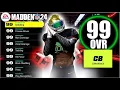 BEST LOCK BUILD IN MADDEN 24 SUPERSTAR BEST CB BUILD 6 7 DEMI GOD ESG 24