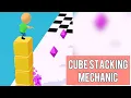 How i have created the Cube stacking mechanic in Unity Cube surfing