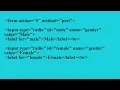 Basic Form Elements and Attributes Q1 HTML5 L30 P1 SMILE ROAD