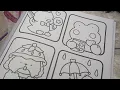 Coloring 4 cute animals