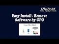 How to automatically Software using batch file in GPO