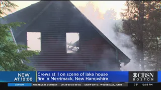 Fire Destroys Lake House In Merrimack NH