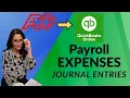 ADP Payroll Journal Entries in QuickBooks Online