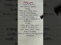 Download Lagu Yuka - 'Baby You' Lyrics (REQUESTED) #lyrics #shorts #shortsfeed #youtubeshorts