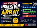 Insertion in Array Using Algorithm Data Structures Made Easy