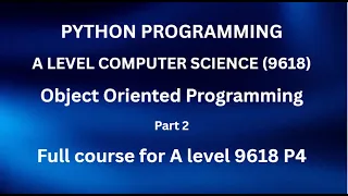 Python - A Level Computer Science 9618