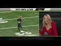 Laura Rutledge gets SURPRISED by Chris Berman on NFL Live