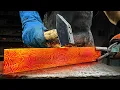 Lagu Layered Steel to Razor Sharp Cleaver | Ultimate Damascus Knife Forging