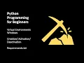 15 Python Virtual Environments A Good thing
