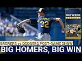 BREWERS POSTCAST Brewers Bounce Back in LA Miz Ortiz Contreras Power 4-1 WIN