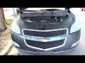 Chevy Traverse Buick Enclave 09 - 17 Battery Location How to Jump