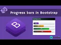 12 Progress Bars in Bootstrap Bootstrap Tutorial for Beginners Ui Brains NAVEEN SAGGAM