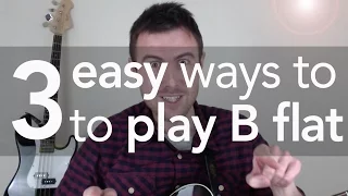 B Flat Guitar Chord 3 Easy Versions