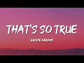 Gracie Abrams - That’s So True (Lyrics)