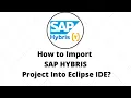 How do you import hybris project into Eclipse