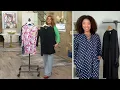 Lands End Lace Up Tunic Shirtdress Cover-Up on QVC