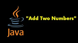 Add two numbers in Java with user input