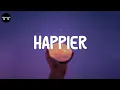 Download Lagu Olivia Rodrigo - happier (Lyric Video) | Conan Gray, Madison Beer,...