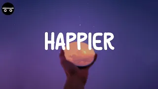 Download Olivia Rodrigo - happier (Lyric Video) | Conan Gray, Madison Beer,... MP3