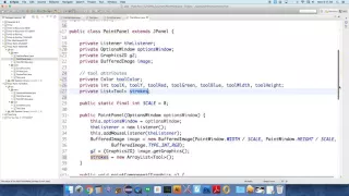 Java Pixel Paint 12 Tool ArrayList