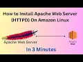 How to Install and configure Apache Web Server on Amazon EC2 Linux HTTPD EC2 Linux Tutorial Tamil