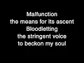 Meshuggah - Bleed Lyrics [HQ]