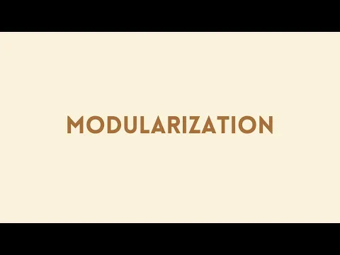 Download MP3 Software design - Modularization