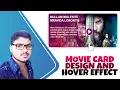 HOW TO MAKE A MOVIE WEBSITE BLOGPOST CARD DESIGN - USING HTML AND CSS