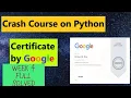 Crash Course On Python Quiz for Weak 4 - Full solved Google IT Automation with Python 2020