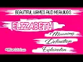 ELIZABETH name meaning ELIZABETH meaning ELIZABETH name and meanings ELIZABETH means