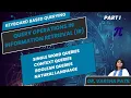 Keyword based querying Single queries Context Queries Boolean Queries Natural Language