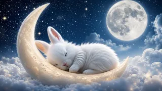 Dreamy White Bunny Sleep Music 🐇 Music Box Lullaby Vol.1 | Relaxing Night Ambience