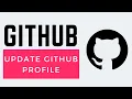 How To Update Github Profile Easy