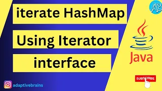 Iterate HashMap using Iterator in Java