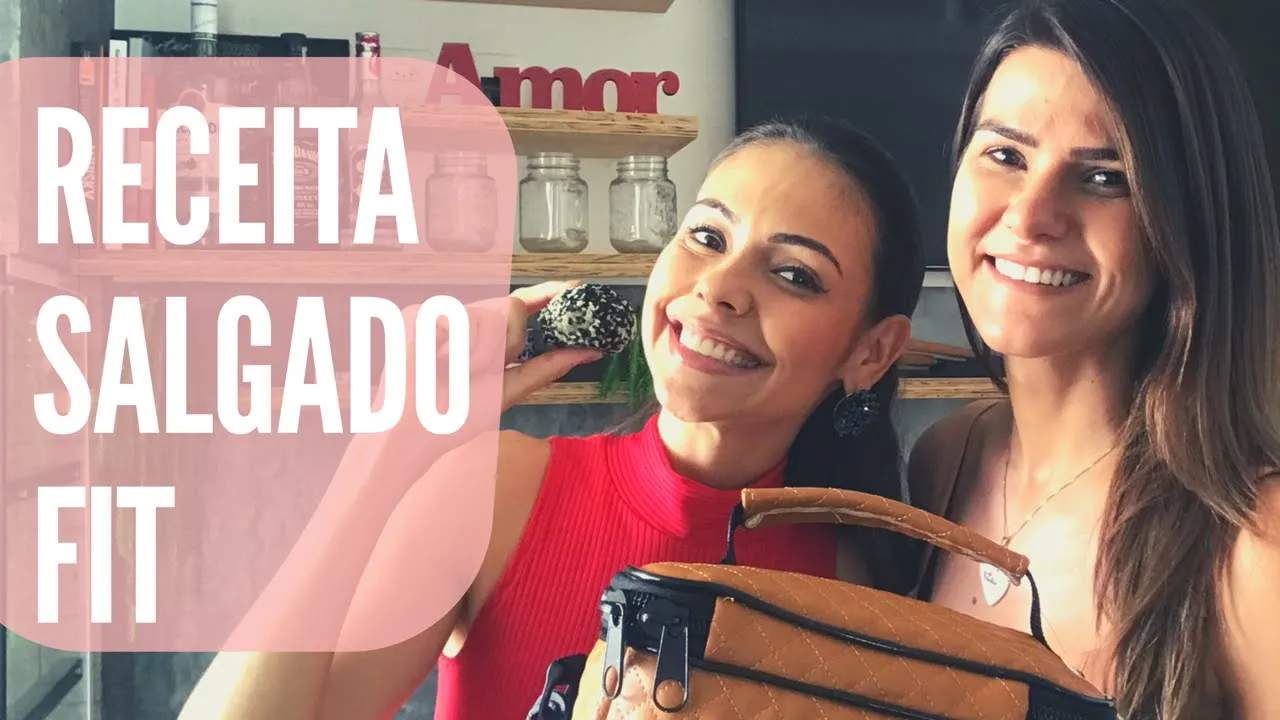 RECEITA SALGADO FIT E COMO FAZER SUA BOLSA DE LANCHES SAUDÁVEIS! MÃECASEI